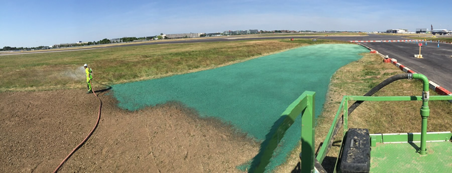 Hydroseeding Airfield