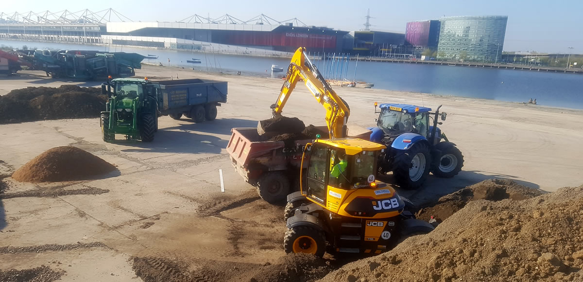 Landscaping & Seeding at City Airport London